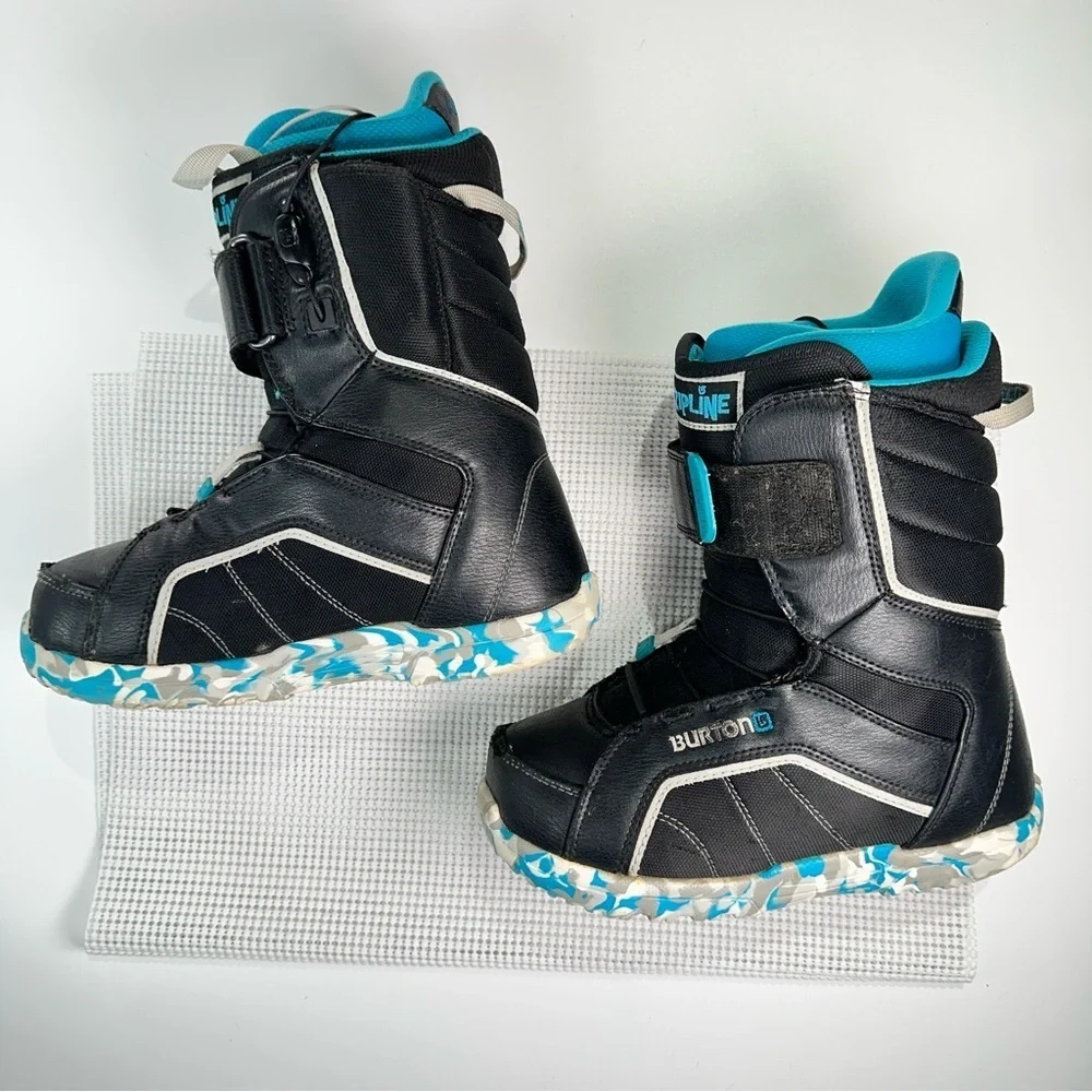 Burton kids snowboard boots Zipline speed lace youth size 6